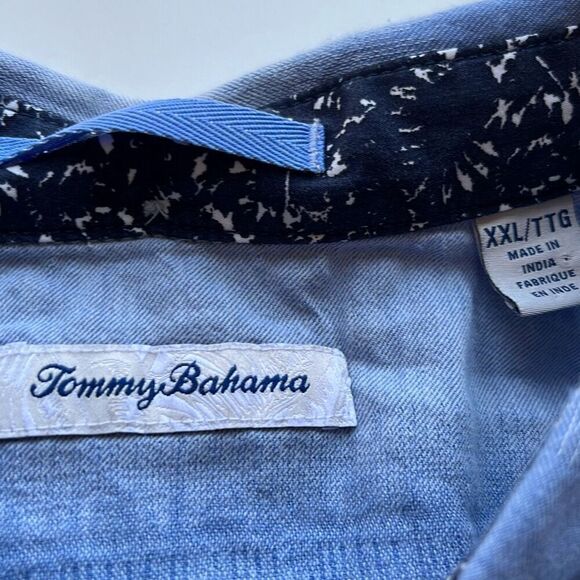 Tommy Bahama Hombre Stripe Short Sleeve Button Down Mens XXL - Picture 3 of 9